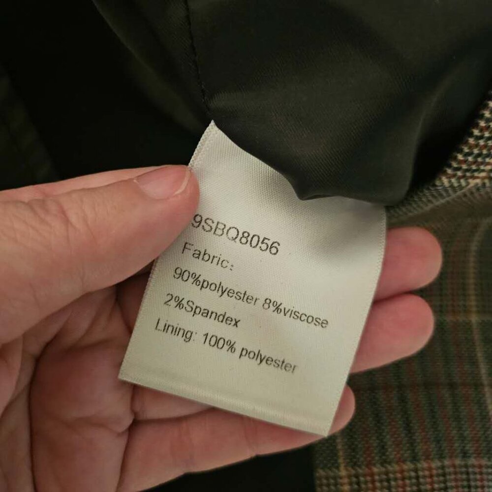 J.ING Lara Grey Plaid Jacket - XS / Grey - Matching set option - Picture 4 of 5